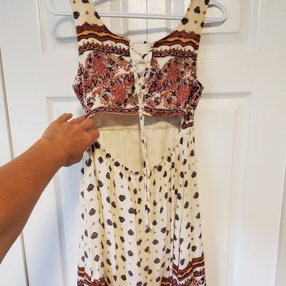 O'Neill Lined Hi/Low Dress Open Back Ties - Picture 3 of 4